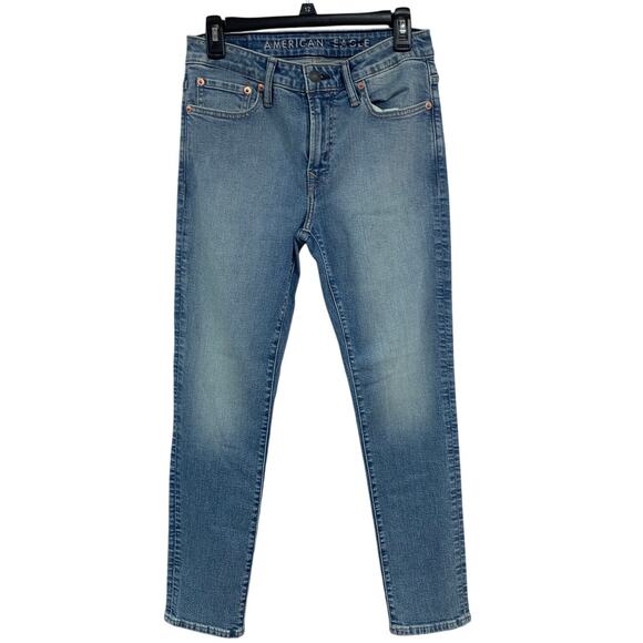 American Eagle Outfitters Denim - New American Eagle Mens 29 X 30 Stretch Recycled Cotton Skinny Denim Blue Jeans
